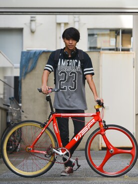 「glamb先行予約」｜【glamb】NODAさん（メンズ・182cm）の秋コーディネート