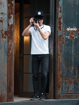 【glamb】NODAさん(メンズ・182cm)の春コーディネート