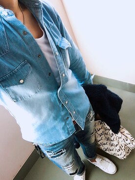 「Ron Herman（ロン ハーマン）のアイテム（その他アウター）」を使った、TSUYOSHIxxxさん（メンズ・173cm）の冬コーディネート
