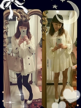 「プラダ」｜「アイテム（ワンピース/ドレス）」を使った、ririさん（レディース・158cm）の春コーディネート