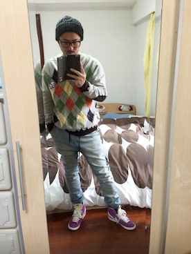 「アイテム（トップス）」を使った、mar-☆さん（メンズ・170cm）の夏コーディネート