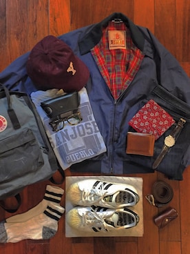 「Daniel Wellington」｜矢吹リョーさん（メンズ・170cm）の夏コーディネート