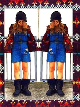 「PENDLETON（ペンドルトン）のアイテム（その他アウター）」を使った、h2-hitomiさん（レディース・163cm）の秋コーディネート