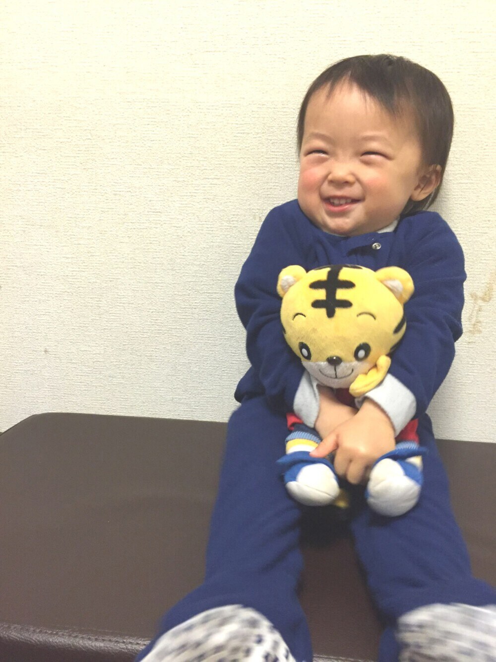 「ラスト赤ちゃんフェス、ロンパース、赤ちゃん」｜「ラスト赤ちゃんフェスのアイテム（その他、その他）」を使った、SAQOOさん（キッズ・70cm）の冬コーディネートの1枚目の写真