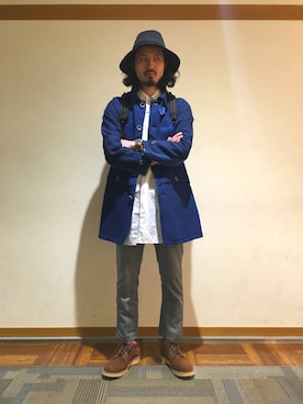 「FUNSET OF ART（ファンセットオブアート）のアイテム」を使った、OGAWAさん（メンズ・175cm）の春コーディネート