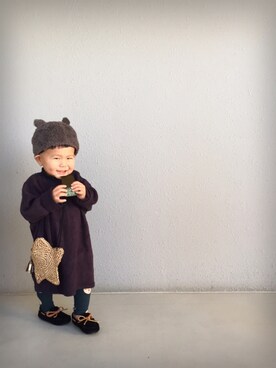 kanatoさん（キッズ・80cm）の冬コーディネート