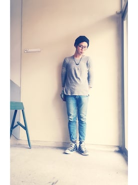 yooさん（メンズ・177cm）の冬コーディネート