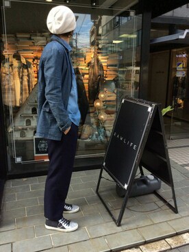 「cellar door」｜「アイテム（スニーカー）」を使った、Toshiyukiさん（メンズ・181cm）の夏コーディネート