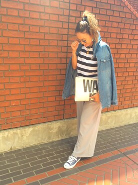 hazuさん（レディース・159cm）の夏コーディネート