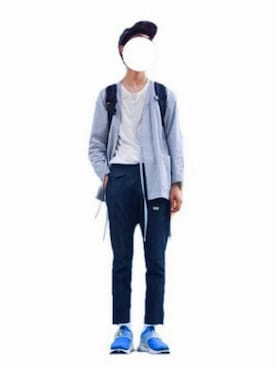 「plain-me（プレインミー）のアイテム（シャツ/ブラウス）」を使った、ともつまさん（メンズ・179cm）の秋コーディネート