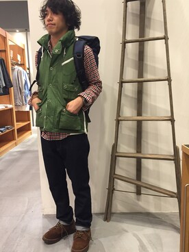 「アイテム（その他アウター）」を使った、Koyanoさん（メンズ・168cm・20代）の秋コーディネート