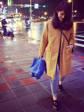 「yellow」｜huahuazengさん（レディース・165cm）の冬コーディネート