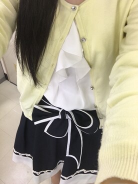 「CECIL McBEE（セシルマクビー）のアイテム（アンサンブル）」を使った、めのはさん（レディース・160cm）の春コーディネート