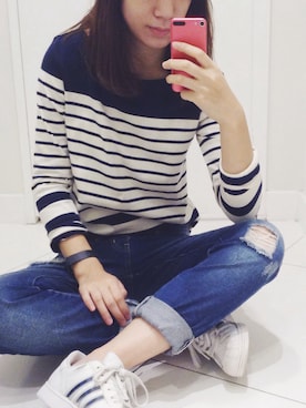 「cotton on」｜「アイテム（スニーカー）」を使った、howaiyanさん（レディース・164cm）の秋コーディネート
