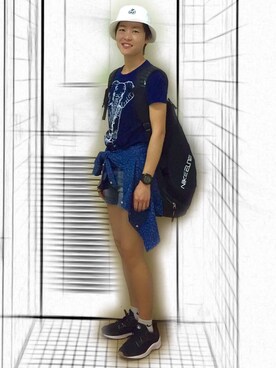 「ハラチ」｜「アイテム（その他）」を使った、NATSUKOさん（レディース・164cm）の春コーディネート