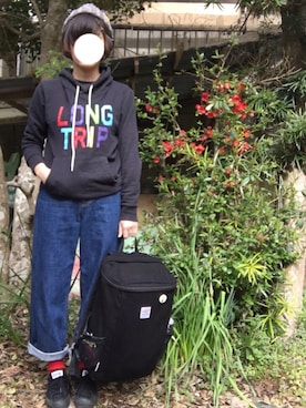 「チャイハネ（チャイハネ）のアイテム（ニットキャップ/ビーニー）」を使った、hanaco ‪✾‬さん（レディース・156cm）の春コーディネート