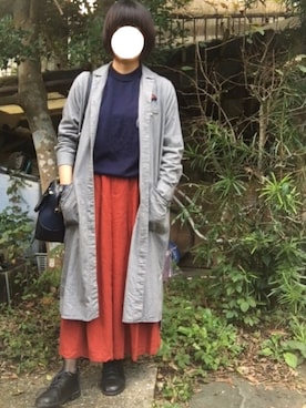 「passage mignon/flaneur（パサージュミニョンフラヌール）のアイテム（ブーツ）」を使った、hanaco ‪✾‬さん（レディース・156cm）の秋コーディネート