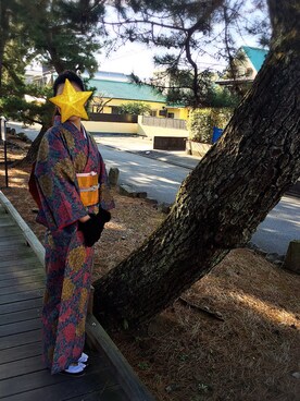 「COMME CA DU MODE（コムサデモード）のアイテム（財布/小物）」を使った、h_r_mさん（レディース・159cm）の冬コーディネート