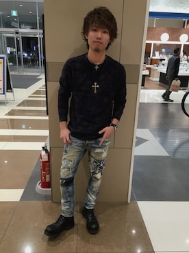 「Cody Sanderson」｜「アイテム（ブーツ）」を使った、TOYOHIROさん（メンズ・173cm）の秋コーディネート