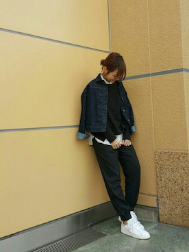 「w closet（ダブルクローゼット）のアイテム」を使った、Aina Kitagawaさん（レディース・159cm）の春コーディネート