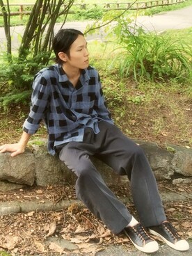 「#connecter」｜くぼっちさん（メンズ・172cm）の秋コーディネート