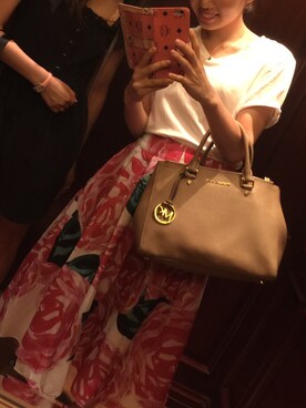 「MCM（エムシーエム）のアイテム（PC・スマホグッズ/家電）」を使った、Non ♡さん（レディース・161cm）の夏コーディネート