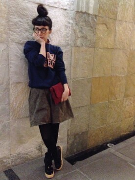 Kazumiさん（レディース・165cm）の冬コーディネート