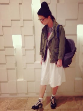 Kazumiさん（レディース・165cm）の春コーディネート