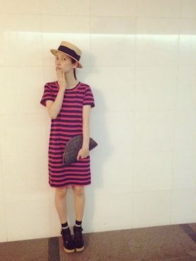 「note et silence （ノートエシロンス）のアイテム」を使った、Kazumiさん（レディース・165cm）の夏コーディネート