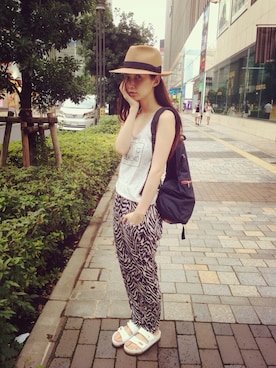 Kazumiさん（レディース・165cm）の夏コーディネート