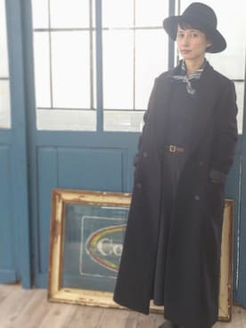 「THE SHINZONE（ザ　シンゾーン）のアイテム（帽子）」を使った、Kazumiさん（レディース・165cm）の冬コーディネート