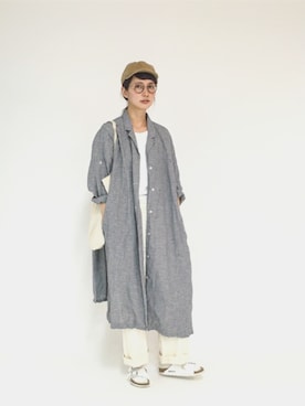 「RNA-N（アールエヌエーエヌ）のアイテム」を使った、Kazumiさん（レディース・165cm）の秋コーディネート