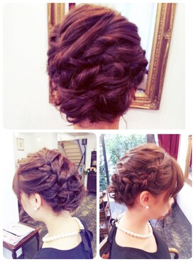 「編み込みヘアー」｜♡yuka♡さん（レディース・162cm）の秋コーディネート