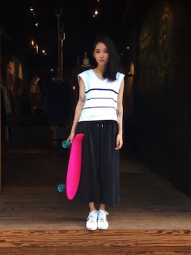 「company」｜翁馨儀さん（レディース・158cm）の春コーディネート