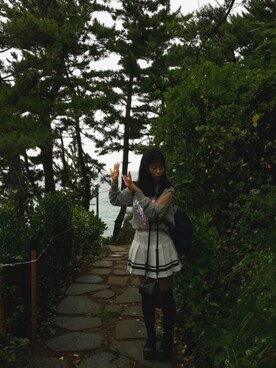 「travel」｜「アイテム（その他）」を使った、Esther Anさん（レディース・159cm）の秋コーディネート
