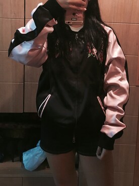 「charm's（チャムス）のアイテム」を使った、MØさん（レディース・160cm）の秋コーディネート