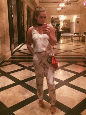 「Nordstrom（ノードストロム）のアイテム（アクセサリー）」を使った、Sabrinaさん（レディース・157cm）の夏コーディネート