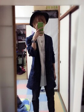 「GOSTAR DE FUGA（ゴスタール ジフーガ）のアイテム（その他トップス）」を使った、Sekikiさん（メンズ・175cm）の夏コーディネート