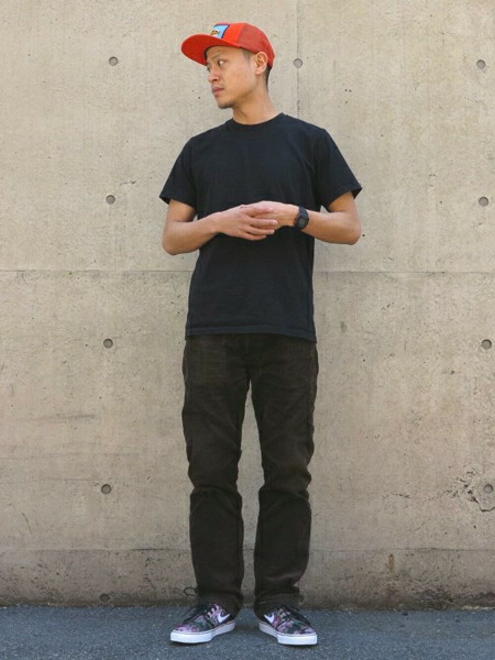 「CHAPTER WORLD PREMIUMのNIKE ZOOM STEFAN JANOSKI PREMIUM SB "Mens Size"（スニーカー、その他）」を使った、チャプター君さん（メンズ・170cm）の春コーディネートの1枚目の写真