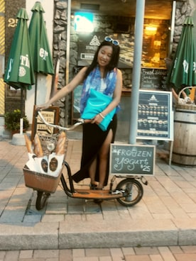 Jen♞420さん（レディース・160cm）の秋コーディネート