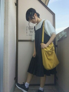 し　ゐさん（レディース・154cm）の春コーディネート