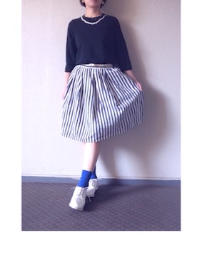 「GAP（ギャップ）のアイテム（財布/小物）」を使った、37さん（レディース・154cm）の秋コーディネート
