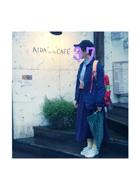 「parkes（パークス）のアイテム」を使った、37さん（レディース・154cm）の春コーディネート