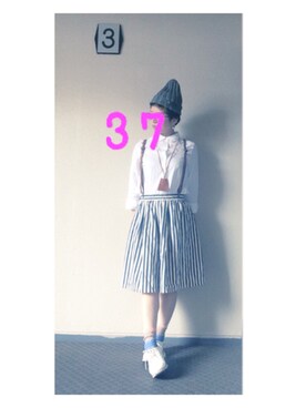 「Sleek（スリーク）のアイテム」を使った、37さん（レディース・154cm）の春コーディネート