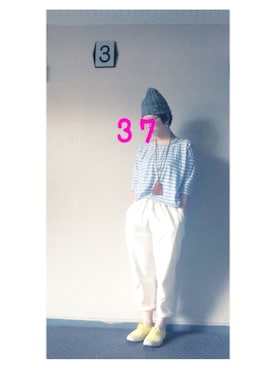 「MELTINS by AMERICAN RAG CIE（メルティンスバイアメリカンラグシー）のアイテム」を使った、37さん（レディース・154cm）の夏コーディネート