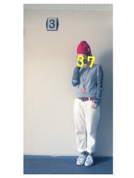 「TANG!（タング）のアイテム」を使った、37さん（レディース・154cm）の秋コーディネート