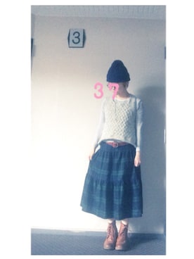 「TANG!（タング）のアイテム」を使った、37さん（レディース・154cm）の秋コーディネート