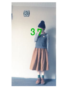 「TANG!（タング）のアイテム」を使った、37さん（レディース・154cm）の秋コーディネート