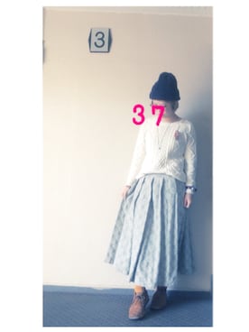 「tamao（タマオ）のアイテム」を使った、37さん（レディース・154cm）の冬コーディネート
