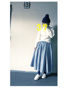 「聖林公司（セイリンコウシ）のアイテム」を使った、37さん（レディース・154cm）の春コーディネート